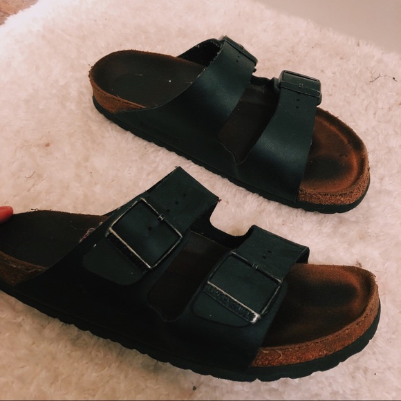 Birkenstock Shoes - BLACK LEATHER BIRKENSTOCKS🖤
